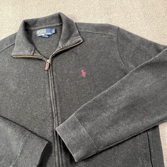 Ralph Lauren Jacket Adult Extra Large Gray Long Sleeve Full Zip Casual Men's - Picture 4 of 15